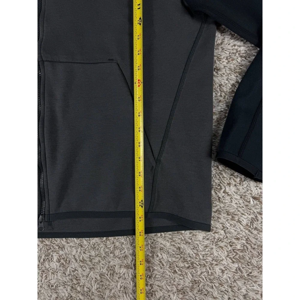 Nike Sportswear Tech Fleece Anthracite Black Full Zip Hoodie 928483-060 Size L